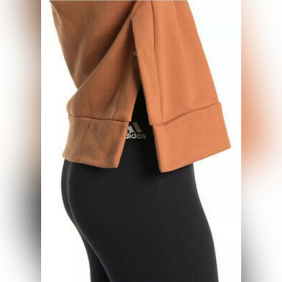 adidas Women's ID Glam Sweatshirt Tech Copper Med - Picture 8 of 9